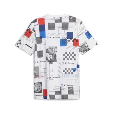Triko BMW MMS AOP Tee PUMA bílé (1)