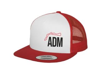 ADM-Kappe, rot und weiß