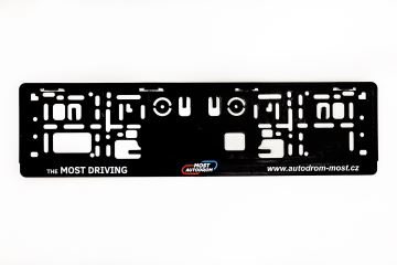 Kennzeichenhalter mit 3D-Logo