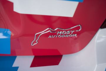 Aufkleber 3D-Silhouette einer Rennstrecke (1)