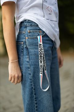 Umhängeband AUTODROM, weiß